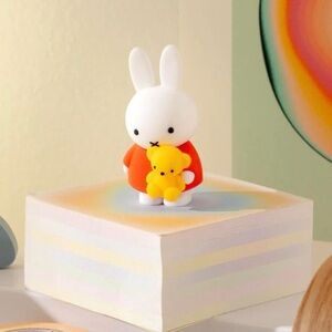 White and Orange Bunny Toy with Bear